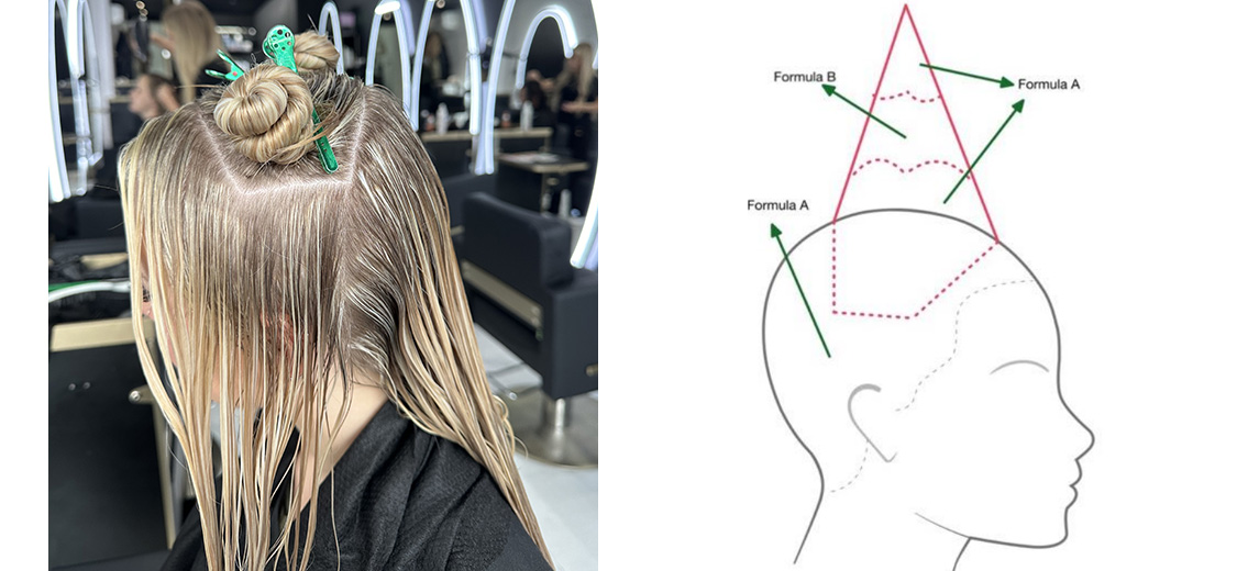 Wella get the look Pink Haze step 4